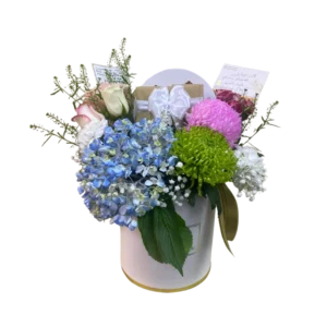 Congratulations Bouquet with Box of Chocolates