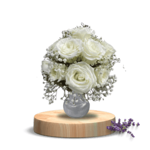 Elegance White Rose Bouquet
